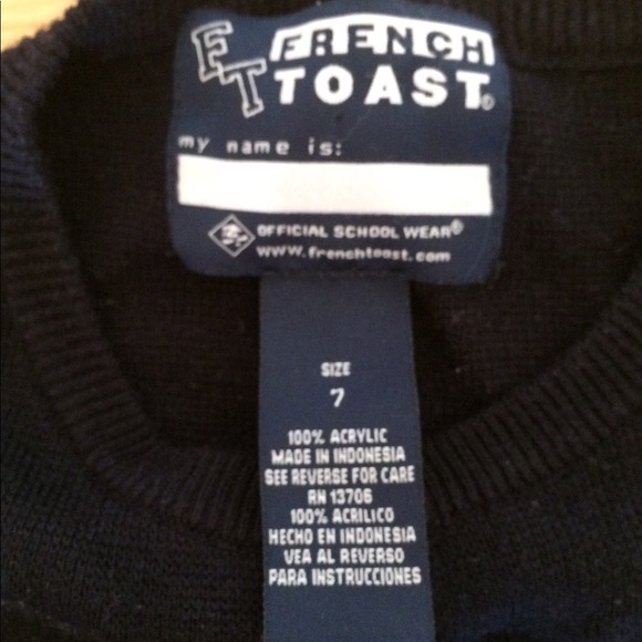 Navy blue cardigan school wear - Picture 2 of 3